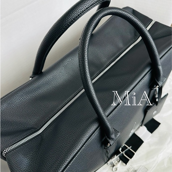 Ralph Lauren Polo Travel / Weekend Bag Side Pocket + Strap + Name Tag (Black) - Picture 5 of 8